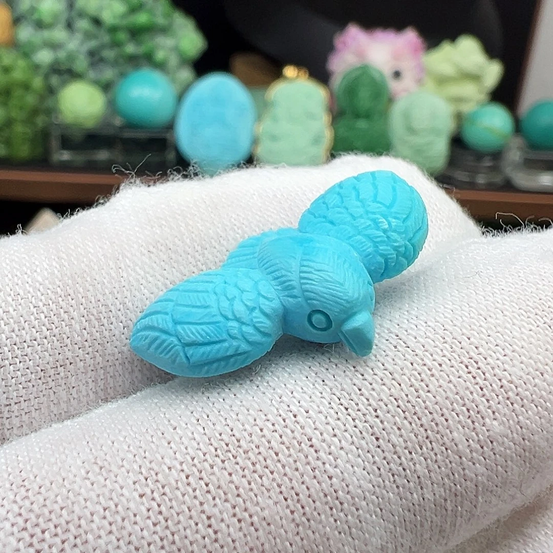 绿松石未镶嵌绿松石主播璐璐