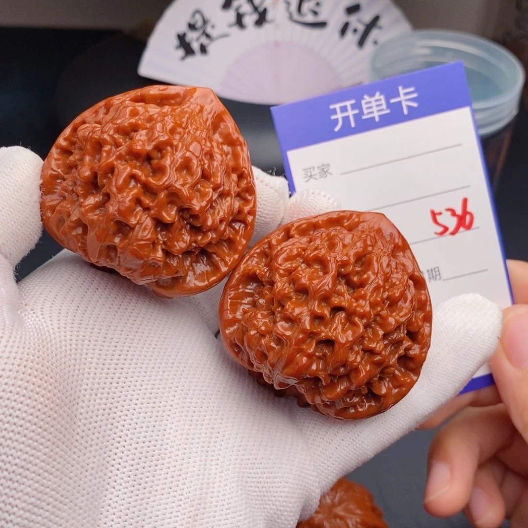 把件文玩核桃48官帽536