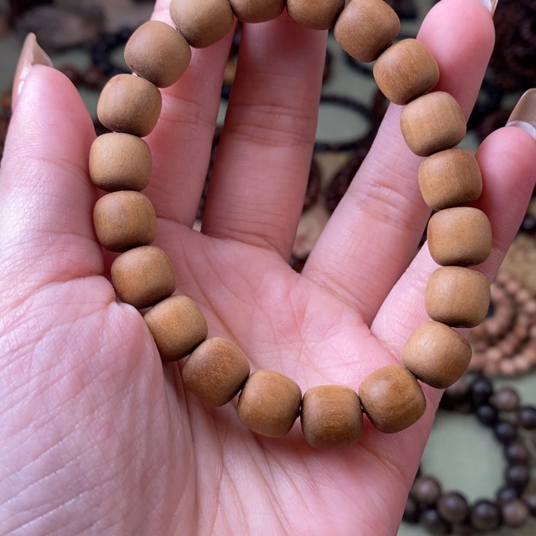 檀香木手串/手链1011粗抛老山黑肉898