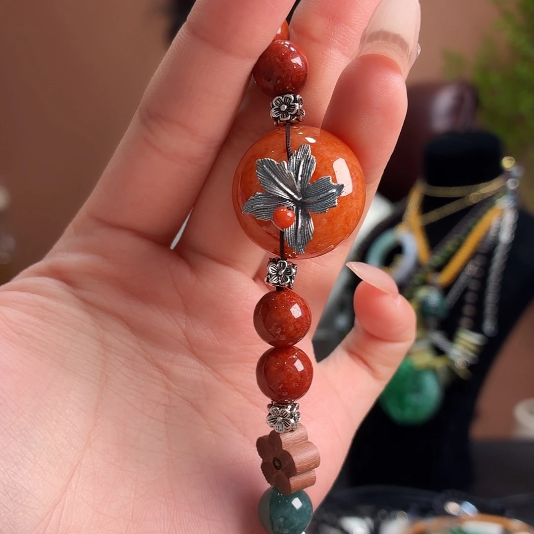 翡翠未镶嵌耳饰手链