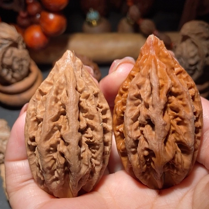 把件文玩核桃东北楸子小雪110