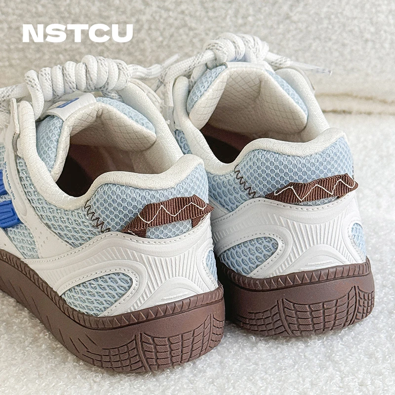 NSTCU·【海岛礁石】透气网面休闲小众百搭厚底增高原创板鞋德训鞋