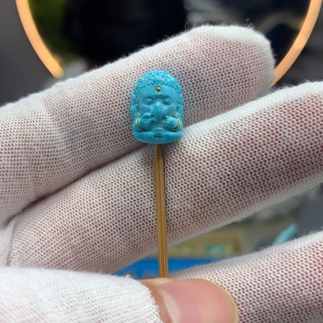 绿松石挂件未镶嵌