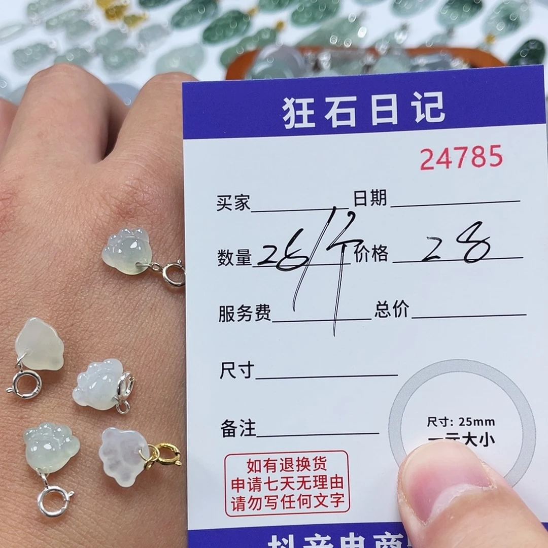 翡翠银S925镶嵌颈饰