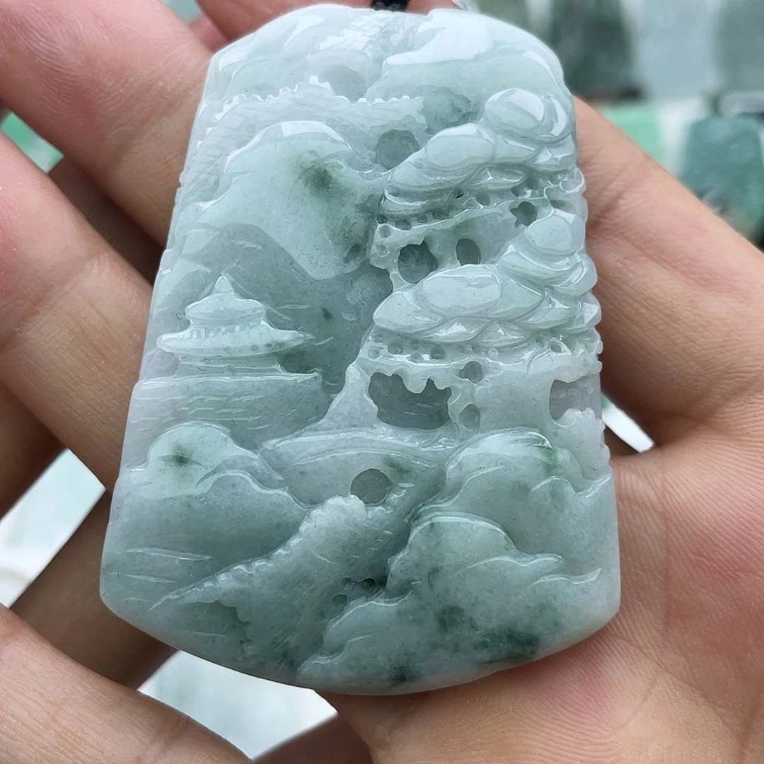 颈饰未镶嵌翡翠翡翠
