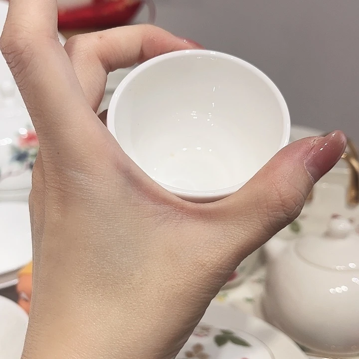 小***叨瓷片茶杯4个瓷片瓷片瓷片