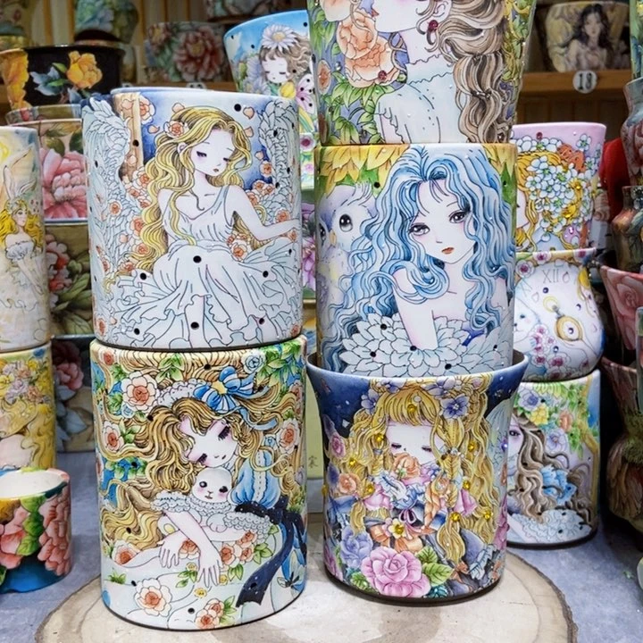 h*景德镇艺术手绘作品