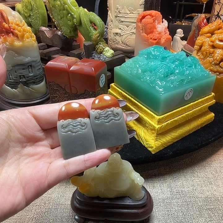 昌化石印石寿山石印章8