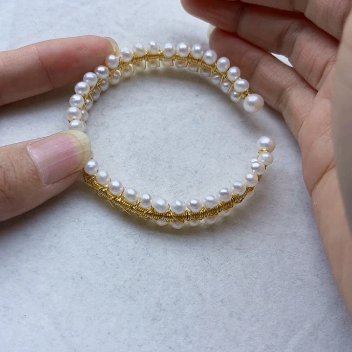 淡水珍珠吊坠银S925镶嵌