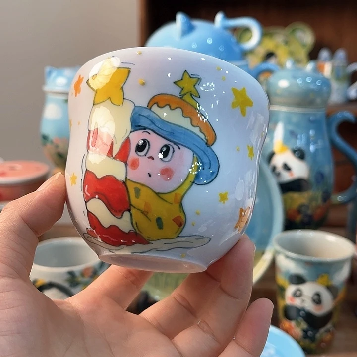 陶景德镇釉下手绘陶瓷