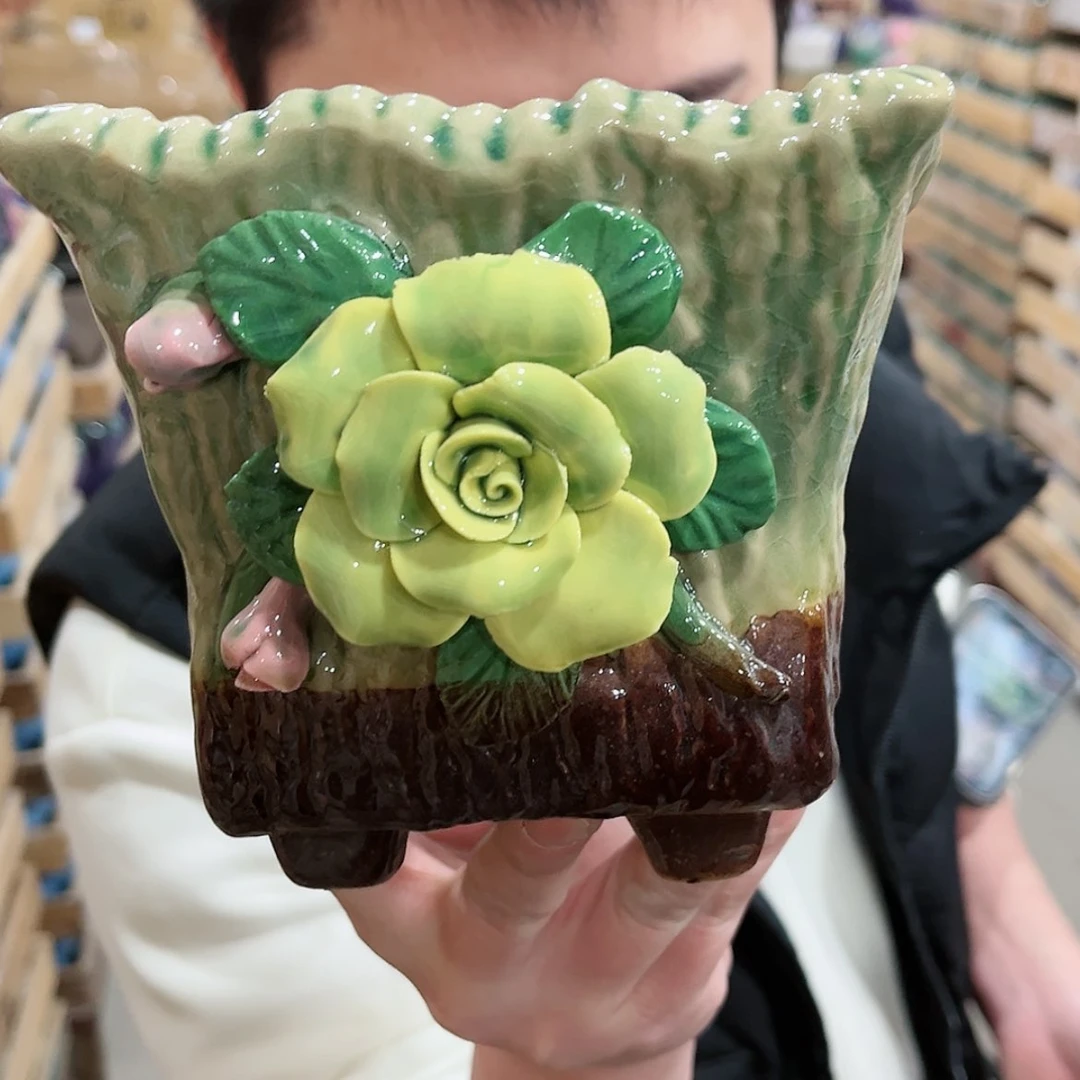 【闪购商品】陶瓷陶瓷多肉植物花盆