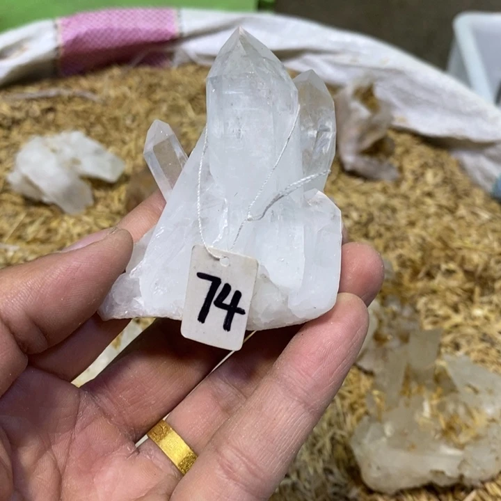 水晶水晶原石摆件未镶嵌