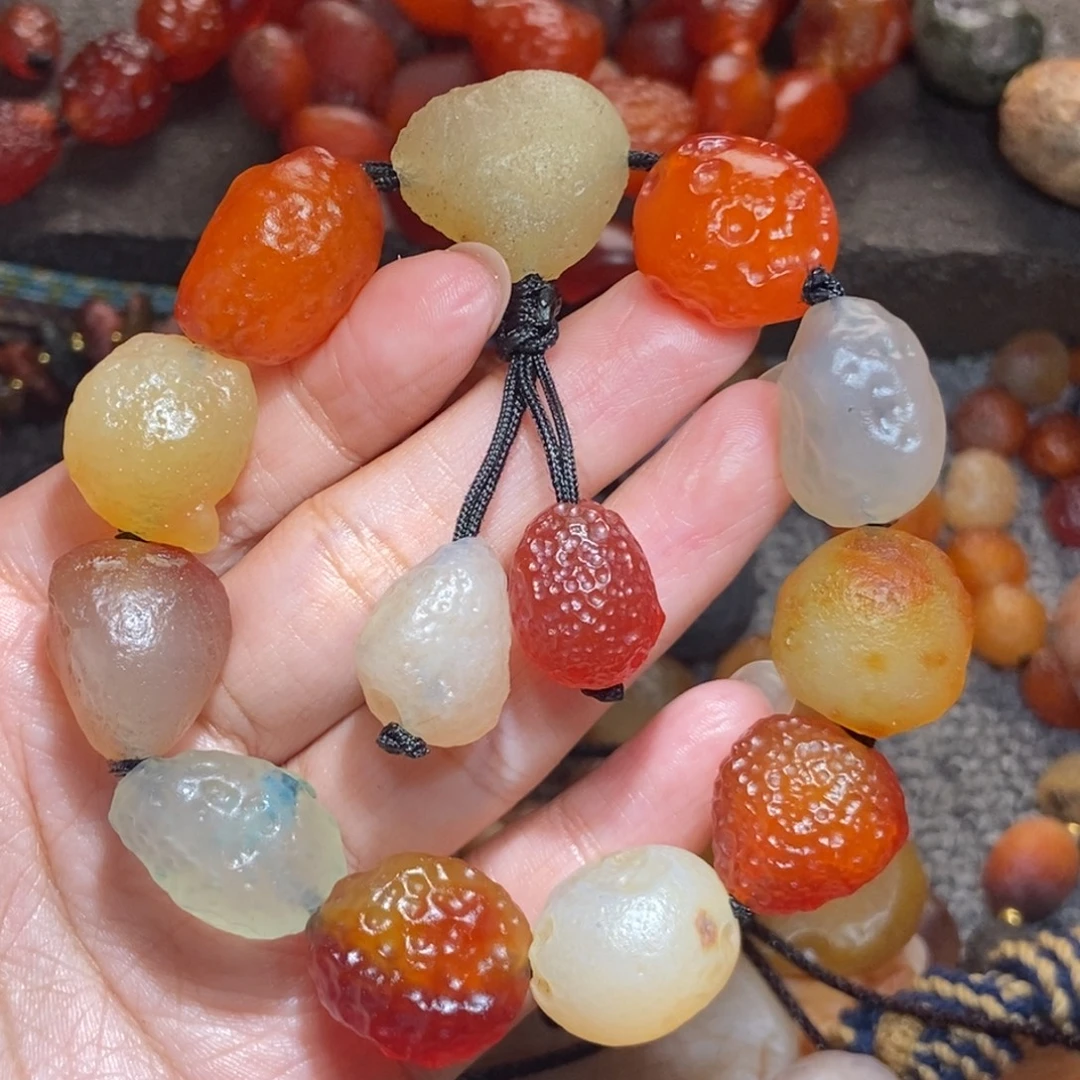 未镶嵌玛瑙/玉髓珠宝半成品