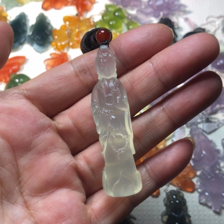 蛇纹石玉未镶嵌耳坠