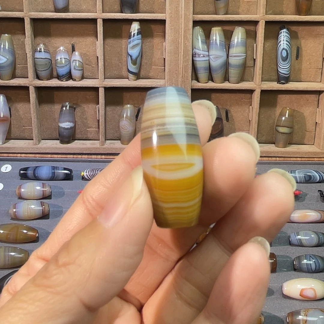 孔***光玛瑙/玉髓合金颈饰