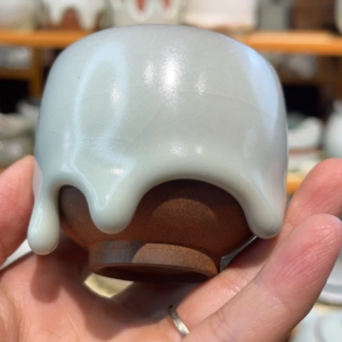 北宋官瓷瑕疵主人杯