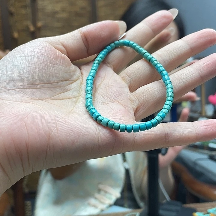 *****未镶嵌绿松石手链手串
