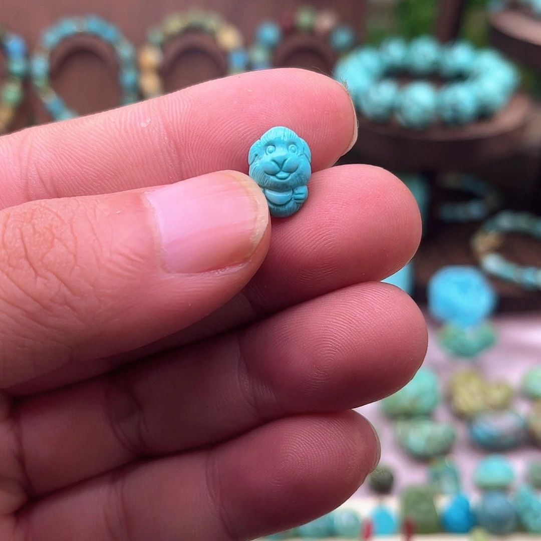 绿松石未镶嵌配饰