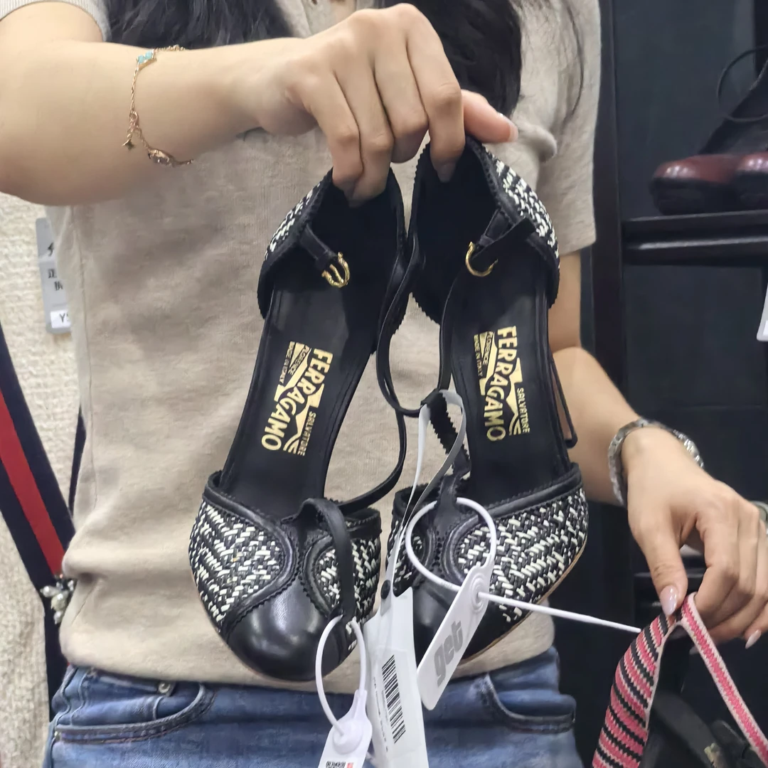 95新 Alexander McQueen/亚历山大·麦昆 菲拉格慕高跟鞋