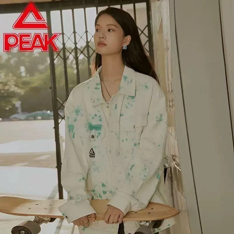 匹克男女同款水洗牛仔单衣DFN23010