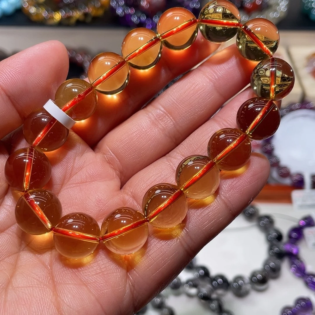 手链未镶嵌水晶黄水晶手链