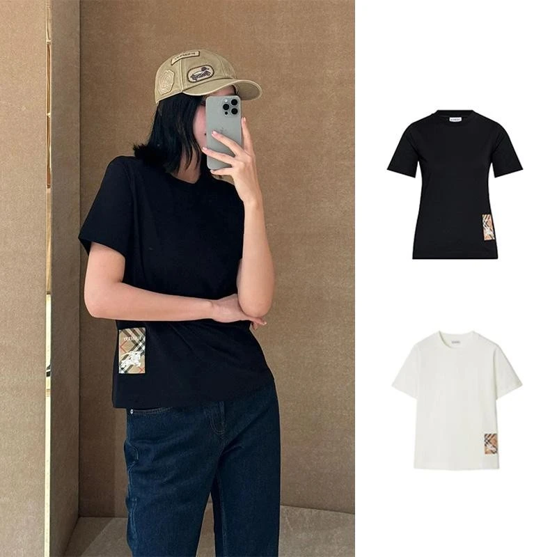 全新未使用 BURBERRY/博柏利 战马标T恤 女款 8104883/8104886