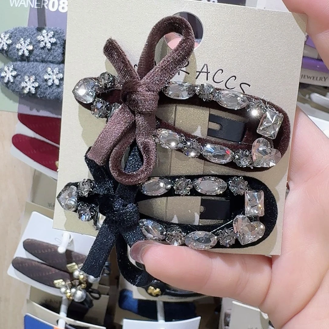 皮质铁合金蝴蝶结拼色