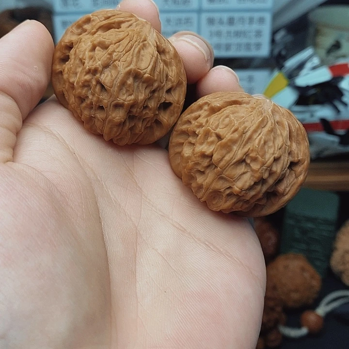 文玩核桃把件39磨盘-389