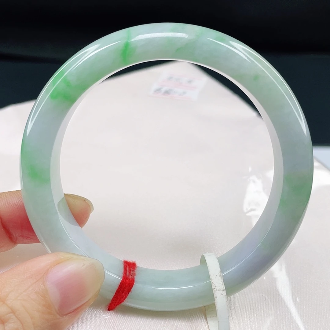 未镶嵌手镯翡翠正圈55.8。005