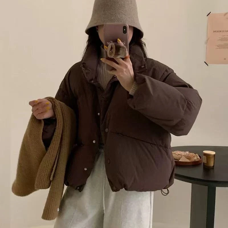 412260《现》小涵家玲姐精选韩版冬季百搭舒适休闲洋气羽绒服