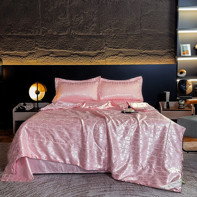 30天试睡【富朗娜】高端定制柔光空调被提花缎面抗菌可机洗夏凉被