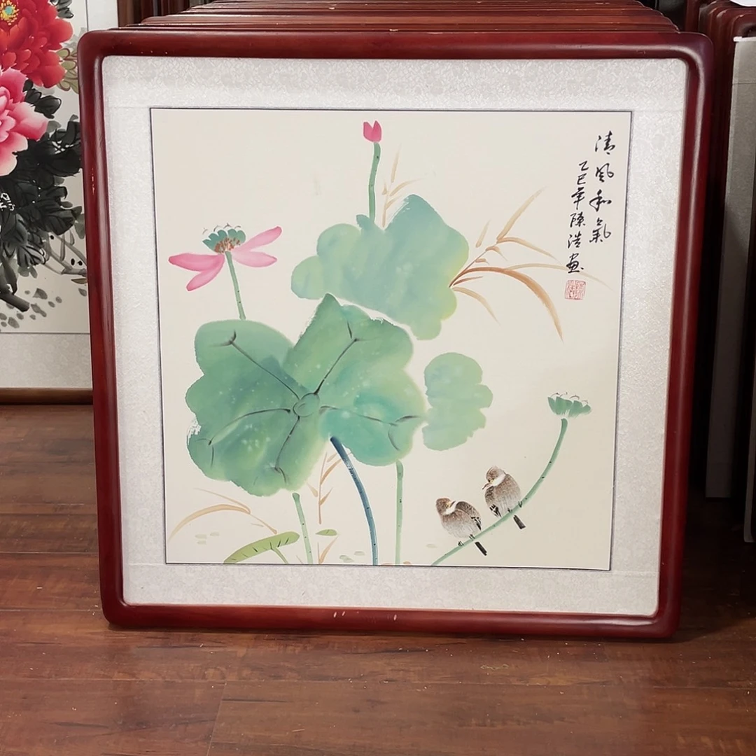 国画带框尺寸63*63厘米