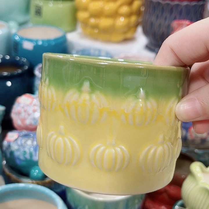 多肉陶瓷花盆满10元包邮