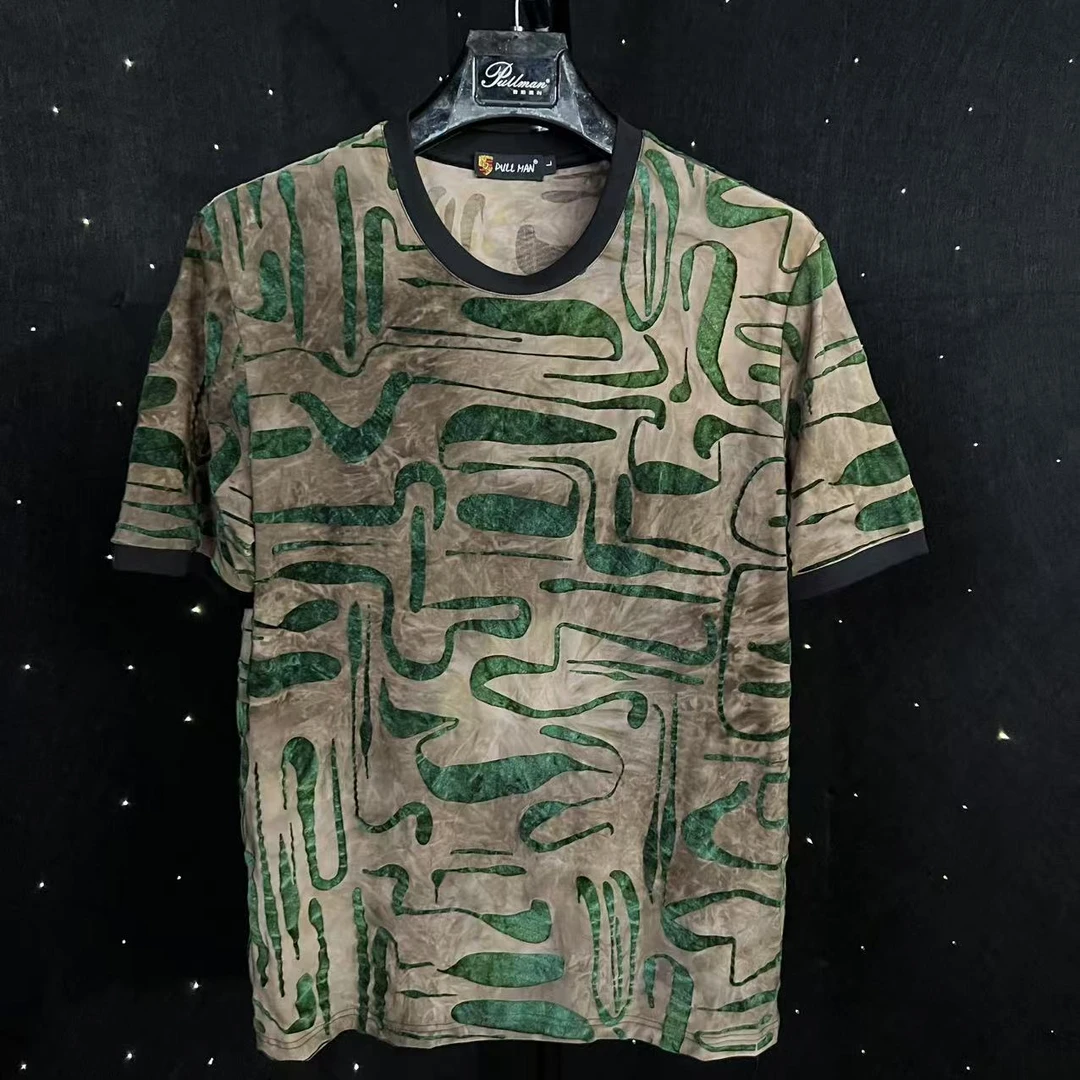 【设计】生命绿能 艺术系列 男士欧货高奢圆领T恤