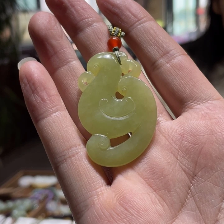 和田玉未镶嵌吊坠(不含链)