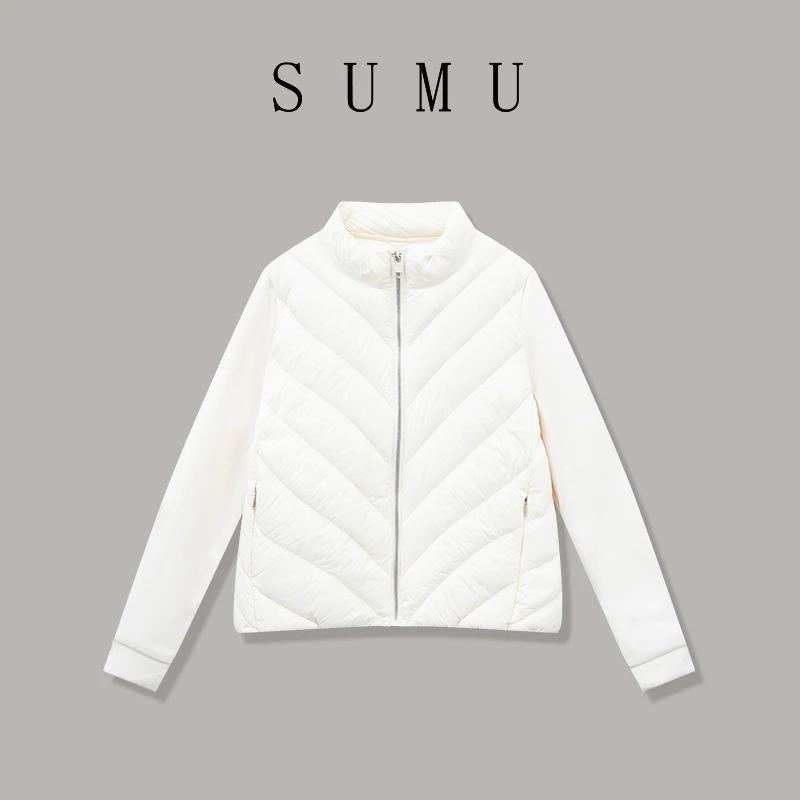 宿慕SUMU 女款羽绒服 3-16春季2025新款时尚百搭简约羽绒服M000QD