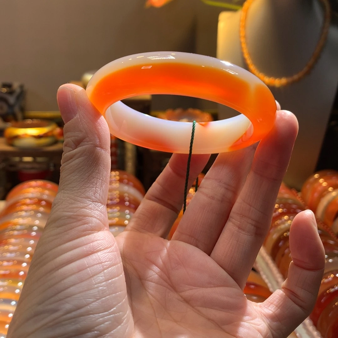 玛瑙/玉髓未镶嵌手镯36号