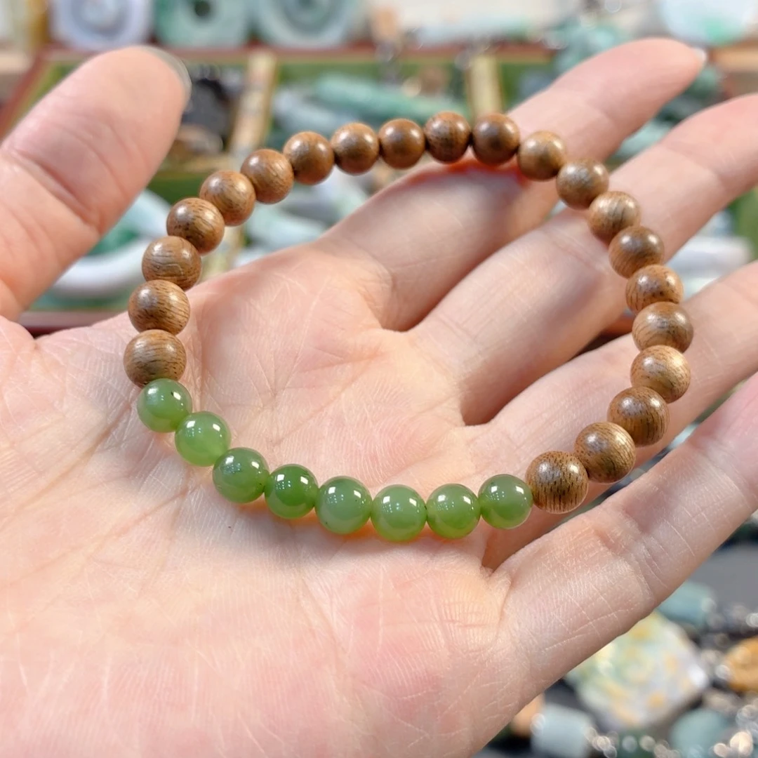 未镶嵌手链翡翠手串