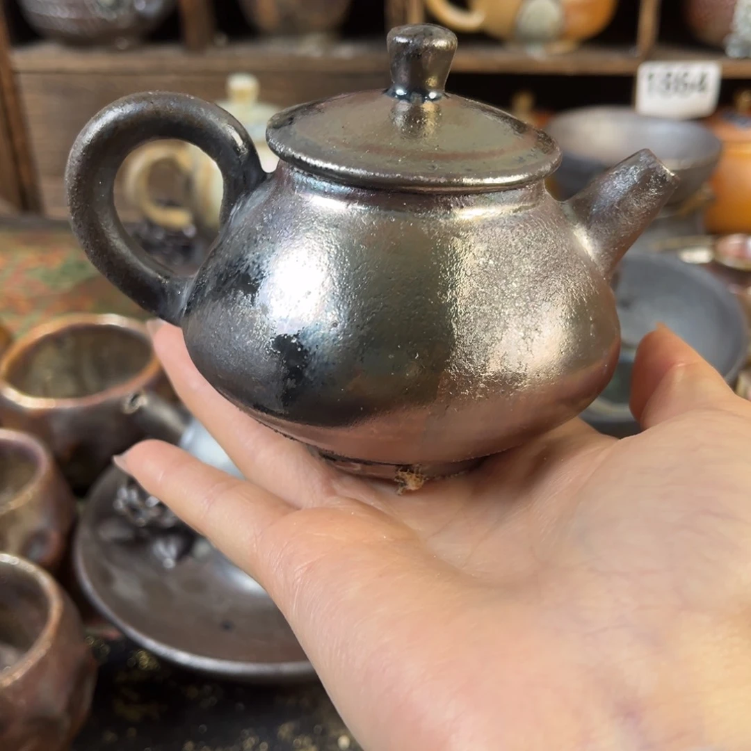 杯随*…柴烧茶器铁胎壶