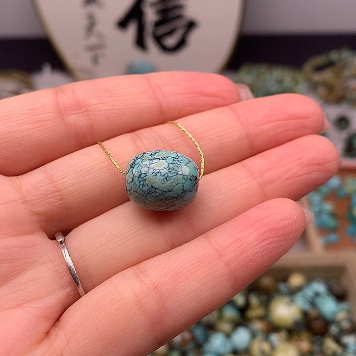 绿松石未镶嵌扣子