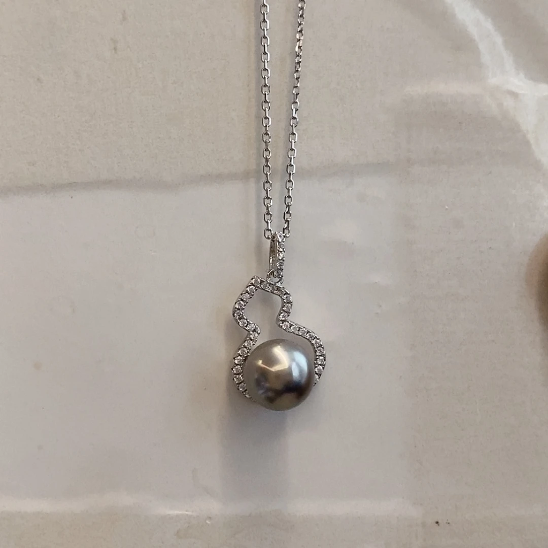 【闪购商品】海水珍珠颈饰银S925镶嵌