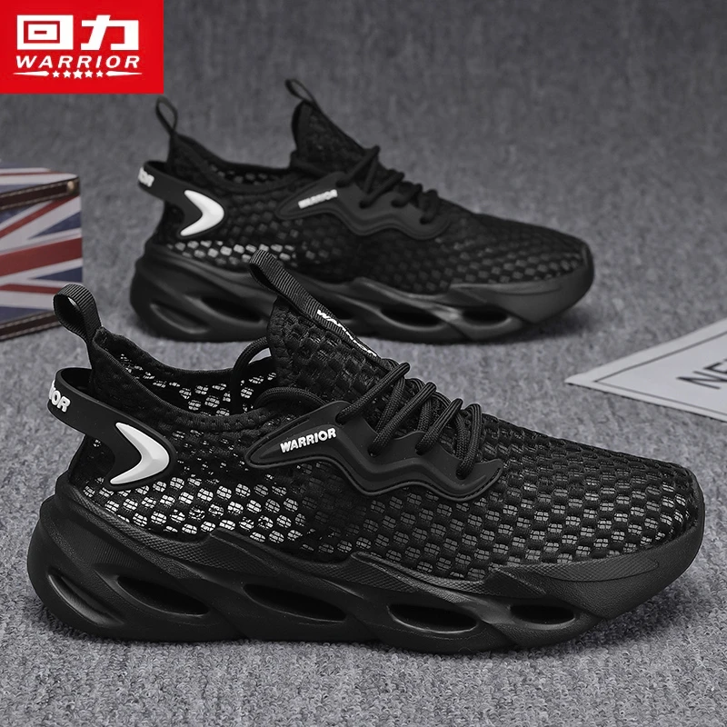 回力男鞋凉鞋冬季外穿网面防臭镂空运动开车软底户外涉水沙滩洞洞