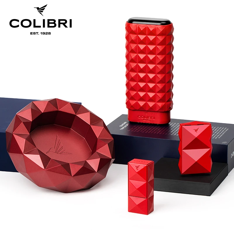 美国Colibri科乐比类星体系列便携式雪茄工具雪茄剪打火机烟灰缸