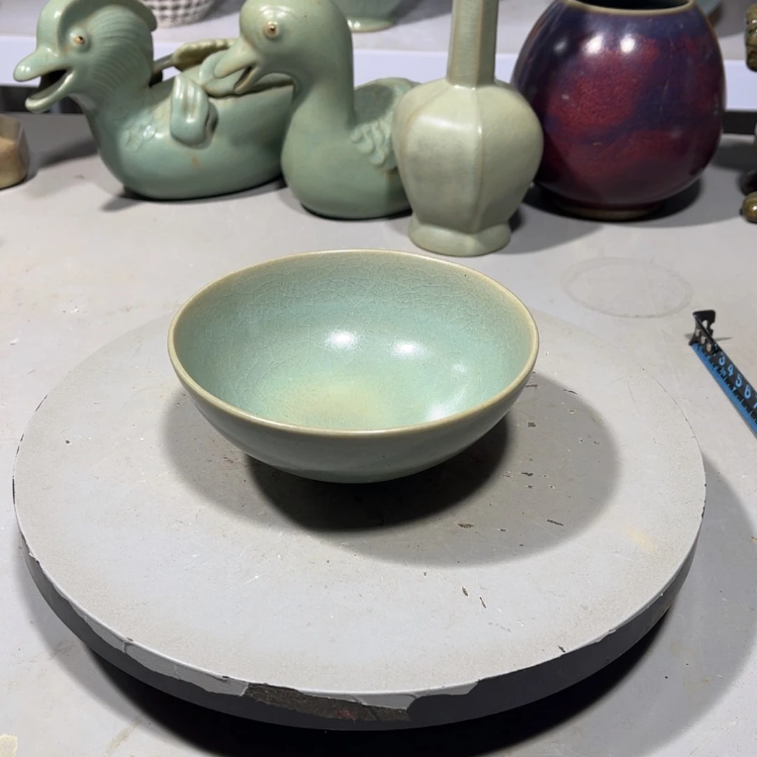 瓶汝窑瓷器品相完美