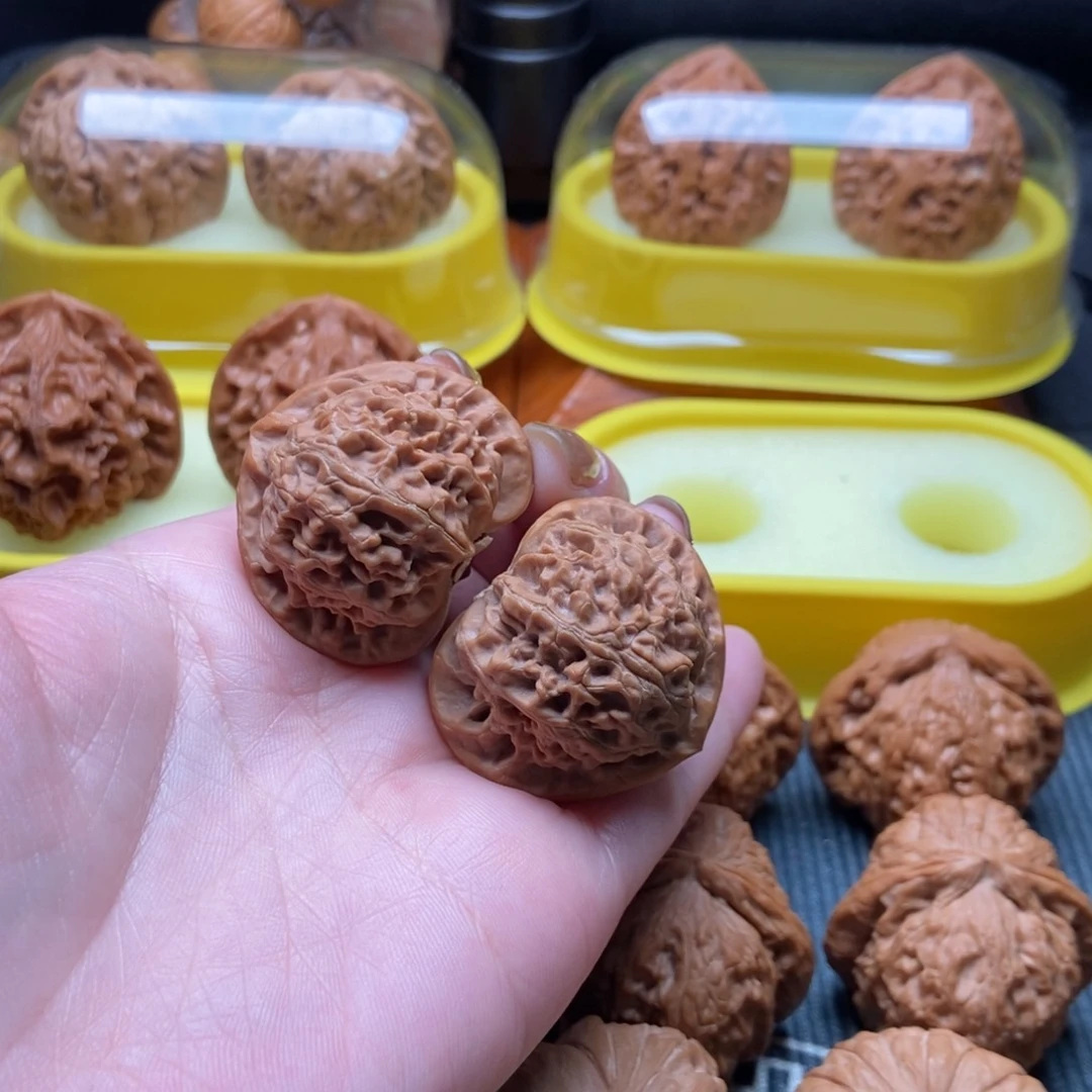 文玩核桃把件全****装宫灯37