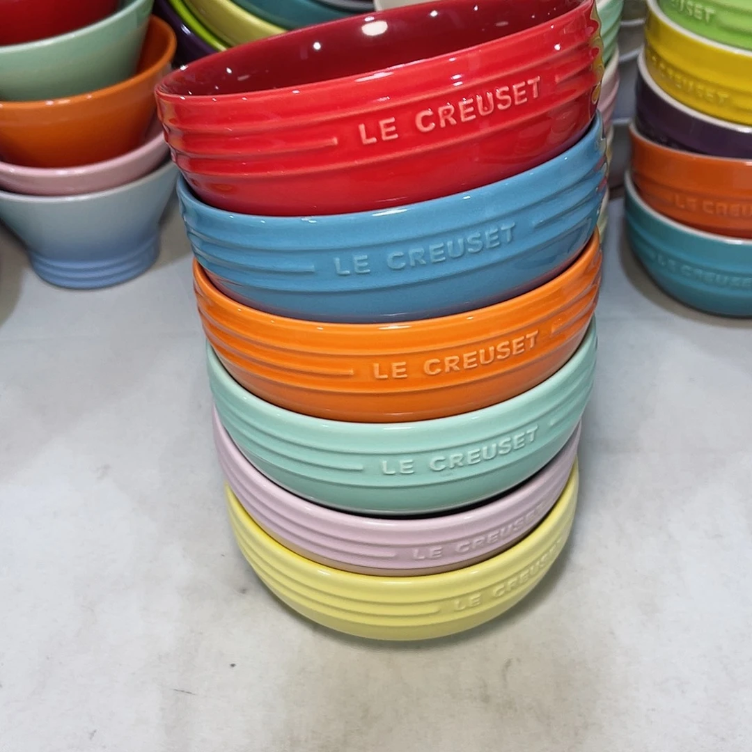 陶微瑕陶瓷餐具家用 两个五英寸