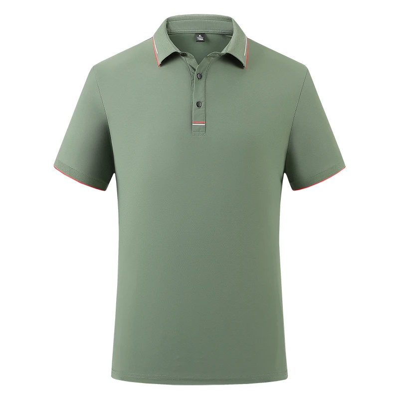冰丝夏季新款男士短袖韩版修身翻领POLO衫男装帅气潮流打底衫