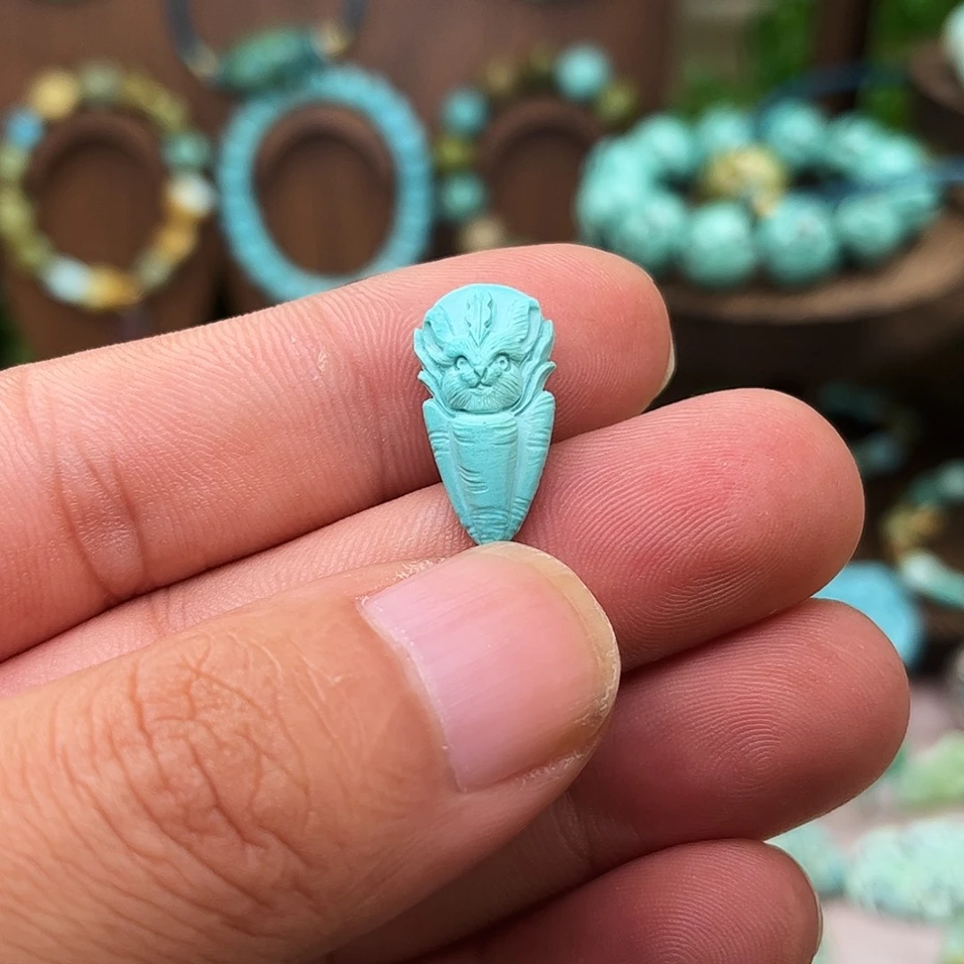 绿松石未镶嵌配饰