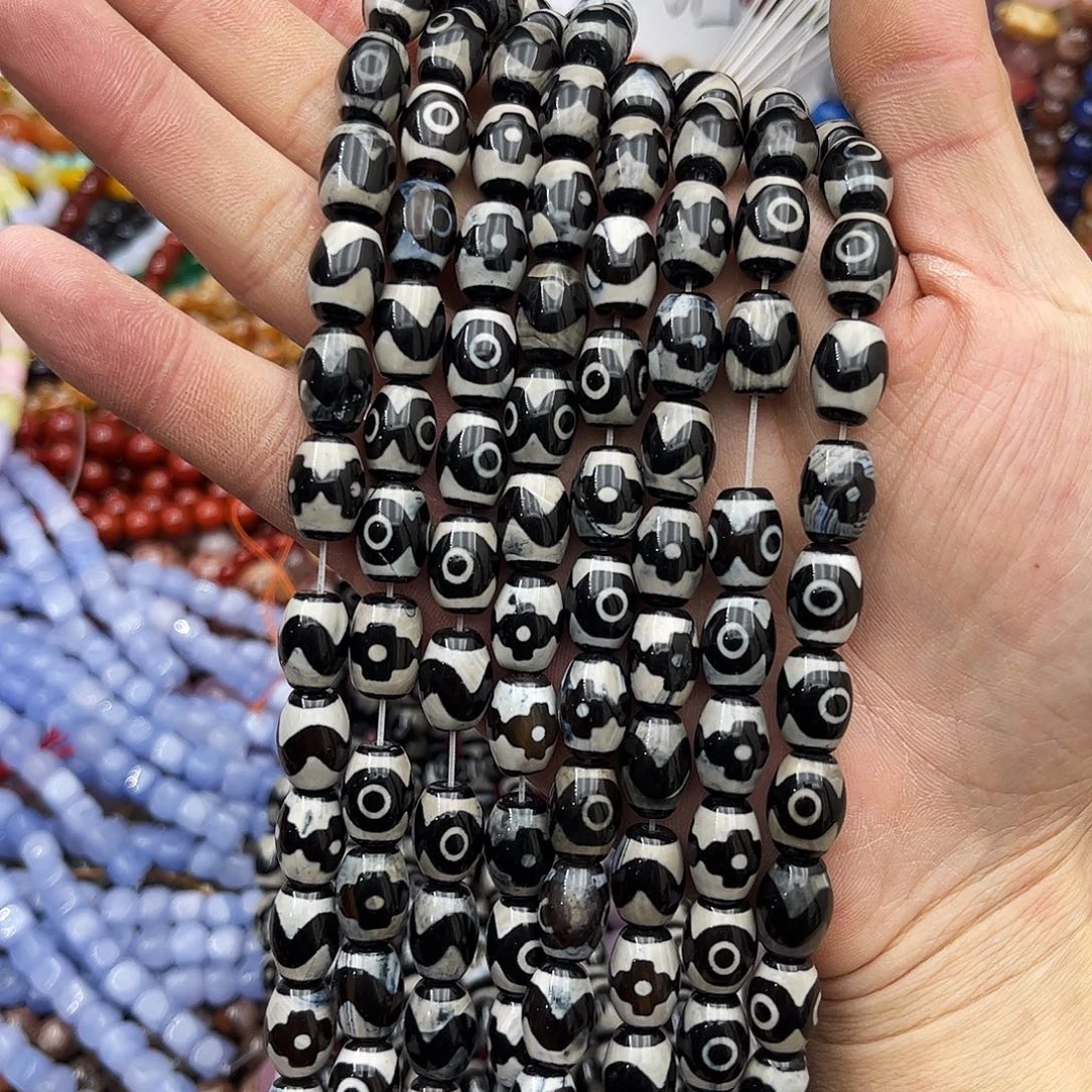 玛瑙/玉髓未镶嵌珠宝半成品k10玛瑙天珠