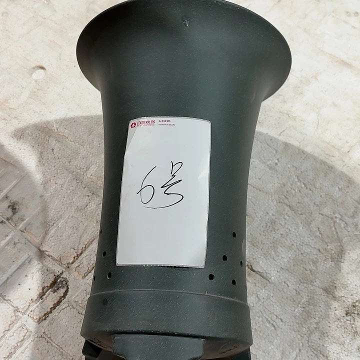 紫砂花盆微瑕32束腰豆青有侧孔6号